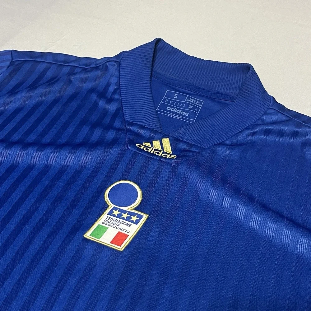 Adidas Icons Italy Soccer Jersey Authentic Retro Style Men's Small Loose Fit